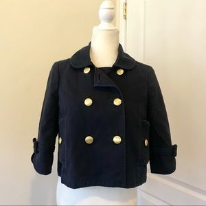 Juicy Couture Navy Sailor Blazer Jacket Petite